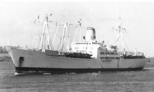 The evacuation ship: MV ISONZO